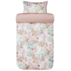 Satin sängkläder - Mjukt bomullssatin sängset - Cassandra Warm Pink - Sänglinne från Høie of Scandinavia 