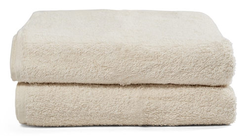 Handdukar - 2 st. 50x100 cm - Natur - 100% bomull - Handdukspaket från nordisk tekstil