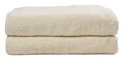 Badhanddukar - 2 st. - 70x140 cm - Natur - 100% bomull - Handdukspaket från nordisk tekstil