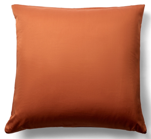 Kuddfodral i bambu - 100% naturlig bambu - 60x63 cm - Orange, satinvävt kuddfodral