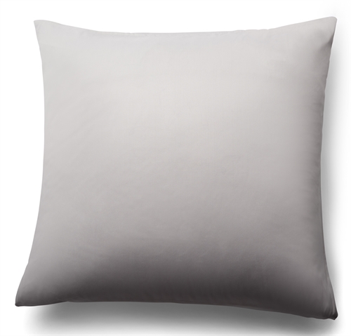 Kuddfodral i bambu - 100% naturlig bambu - 60x63 cm - Ljusgrå satinvävt kuddfodral