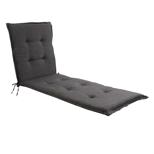 Lyxdyna för solsäng - Antracitgrå dyna med lyxig komfort - Nordstrand Home dyna för solsäng 