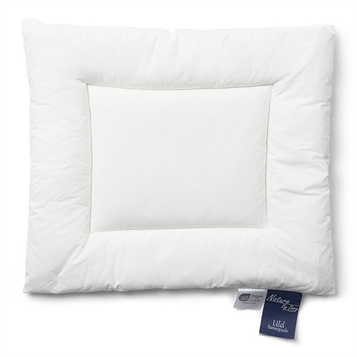 Baby huvudkudde med ull - Ger bra stöd och är svettabsorberande - Baby kudde 40x45cm från  Nature By Borg