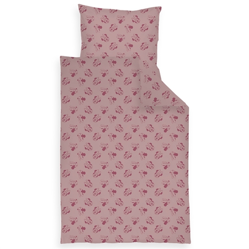 Minnie sengetøy 70x100 cm - Baby sengesett med Minnie Mouse - 100% bomulls sengetøy