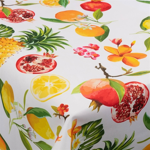 Textil vaxduk med akrylbeläggning - Citrus Fruits - 140 cm bred - På metervara