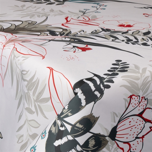 Textil vaxduk med akrylbeläggning - Blue Branches - 140 cm bred - På metervis