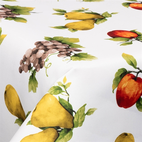 Textil vaxduk med akrylbeläggning - Small Fruits - 140 cm bred - På metervara