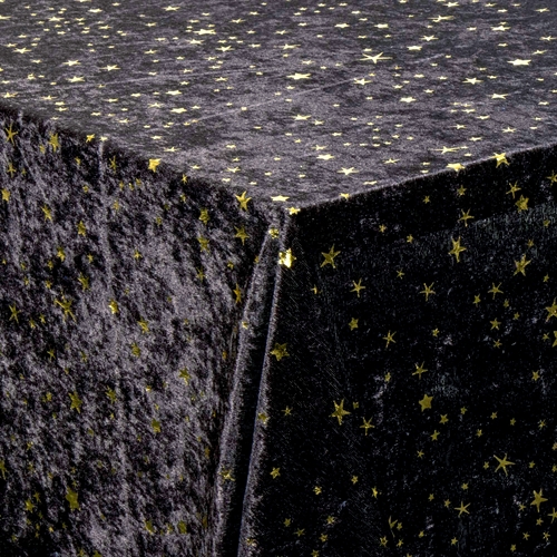 Velourduk - New Year - 3 meter - Krossad velour - Förpackning om 3 meter