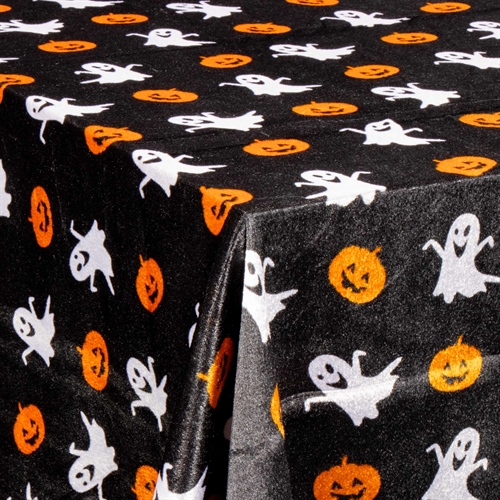 Velourduk - Halloween - 3 meter - Krossad velour - Förpackning om 3 meter