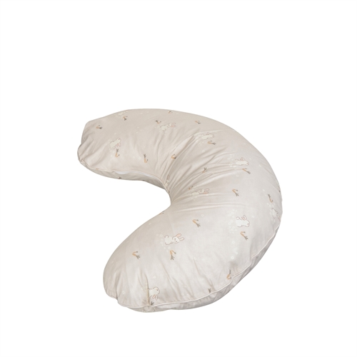 Amningskudde - Hög komfort amningskudde - Tvättbart överdrag - Söt kaninkollektion för baby - Nordstrand Home babytillbehör