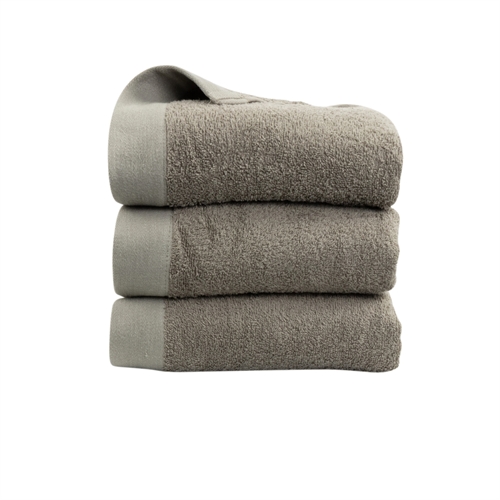 Gästhandduk - 100% Mjuk bomull med hög absorptionsförmåga - 40x60 cm - Ljusgrön handduk från danska By Borg