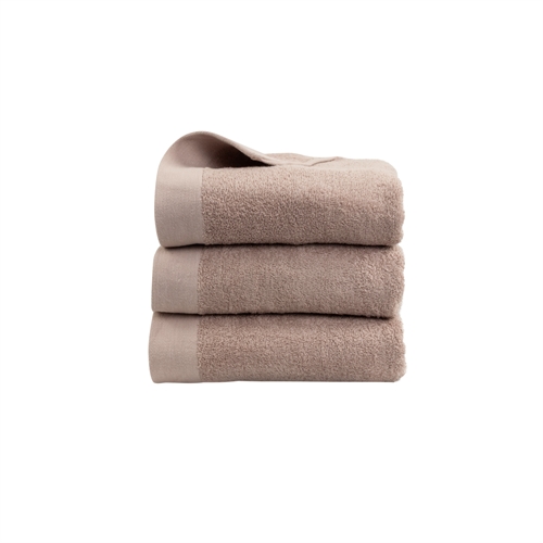 Gästhandduk - 100% Mjuk bomull med hög absorptionsförmåga - 40x60 cm - Rosa handduk från danska By Borg