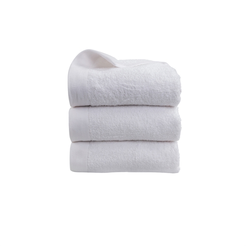 Gästhandduk - 100% Mjuk bomull med hög absorptionsförmåga - 40x60 cm - Vit handduk från danska By Borg