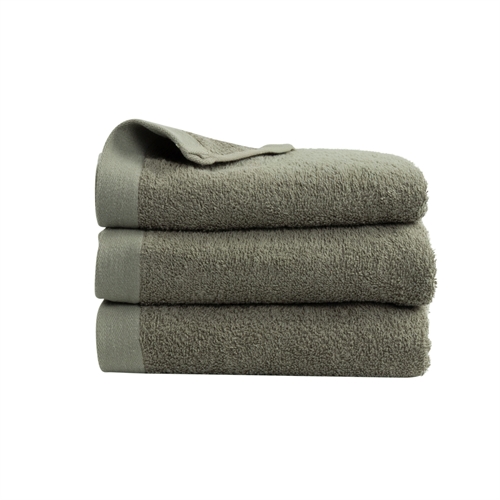 Handduk - 100% Mjuk bomull med hög absorptionsförmåga - 50x100 cm - Ljusgrön handduk från danska By Borg