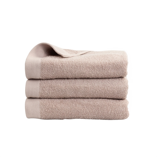 Handduk - 100% Mjuk bomull med hög absorptionsförmåga - 50x100 cm - Rosa handduk från danska By Borg