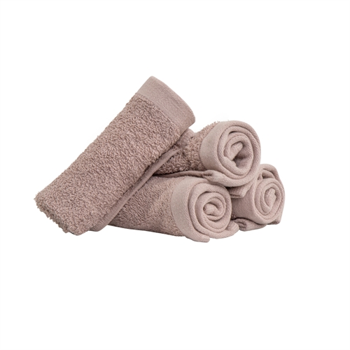 Tvättlappar 4-pack - 100% Mjuk bomull med hög absorptionsförmåga - 30x30 cm - Rosa tvättlappar från danska By Borg