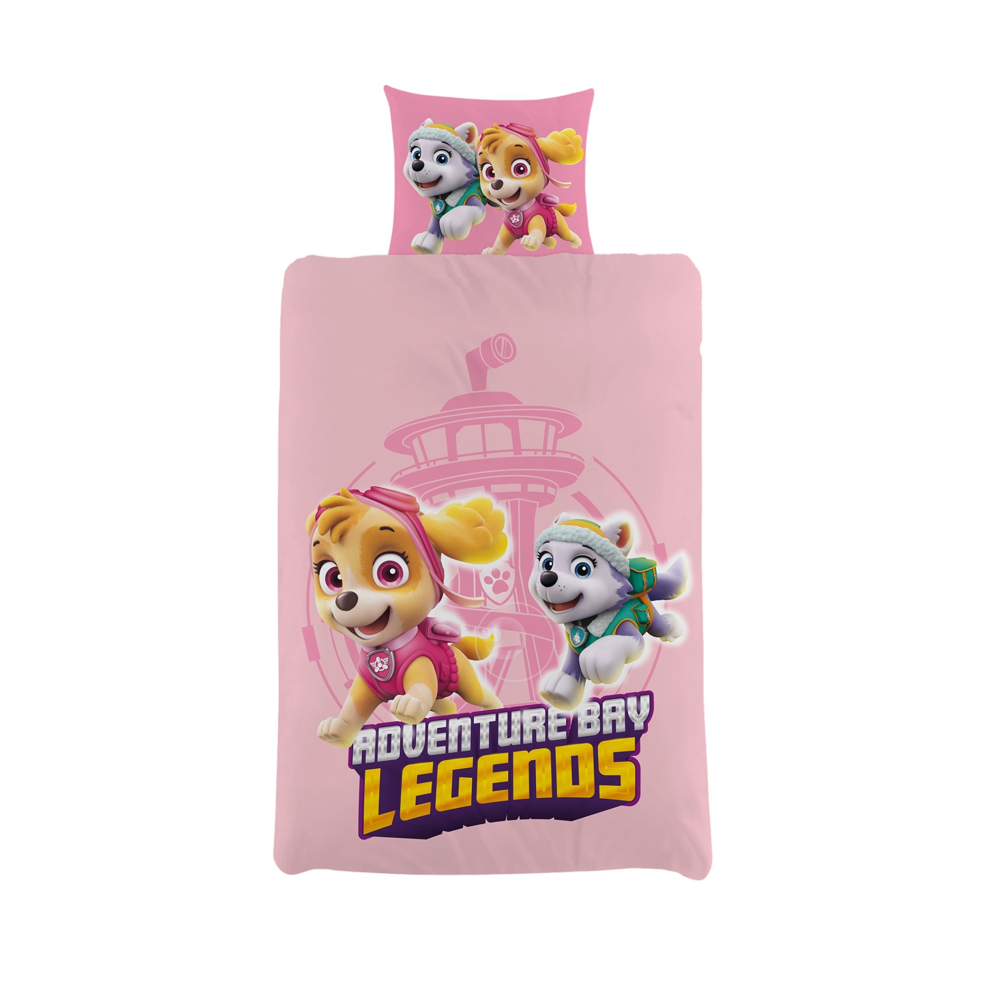 Paw Patrol sängkläder - 100% bomull - Barnsängkläder 140x200 cm - Pawsome Friendships Grow