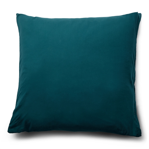 Kuddfodral 60x63 cm - 100% Enzymtvättad Bomull - Firm Petrol - Nordstrand Home