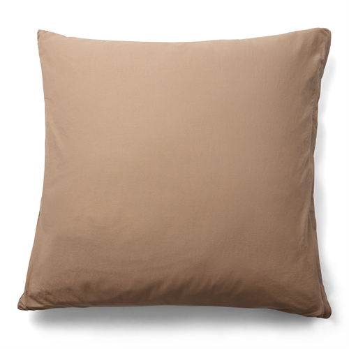 Kuddfodral 60x63 cm - 100% Enzymtvättad Bomull - Firm Brun - Nordstrand Home