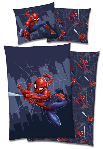 Spiderman påslakan - 140x200 cm - Flying - 100% bomull