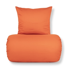 Bambus sänglinne - 100% bambu - Orange satinvävd
