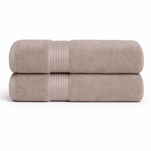 Bambu handduk - Gästhandduk 40x60 cm - Bambu/bomull - Sand