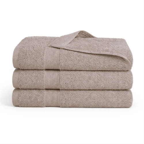 Bambuhandduk - 50x100 cm - Bambu/bomull - Sand