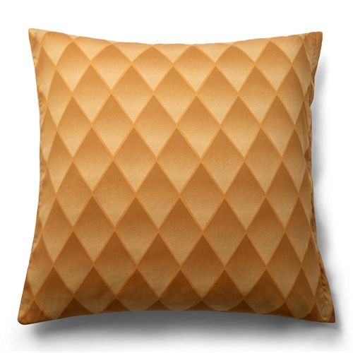 Örngott i 100% mjuk och lyxig bomullssatin - 60x63 cm - Harlekinmönster i en vacker orange färg - Örngott från By Night