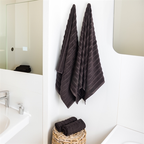 Alternativ bild 1 för OlsenHome - Bambuhanddukar - 4-pack 70X140cm + 50X70cm - Mocca brun