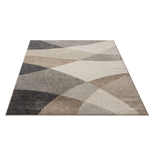 Matta - 140x200 cm - Beige med mönster - Thales - Nordstrand Home