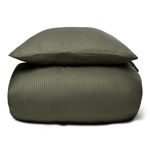 Kreppsängkläder - Sängset i mikrofiber - 140x200 cm - Grönt krepp sänglinne från IN Style