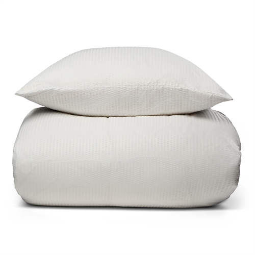 Kreppsängkläder - Sängset i mikrofiber - 140x200 cm - Vitt krepp sänglinne från IN Style