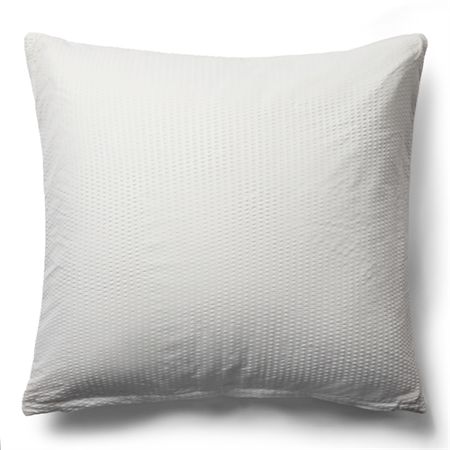 Krepp örngott 60x63 cm - Huvudkuddeöverdrag i mikrofiber - Vitt krepp örngott från danska IN Style