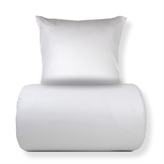 Sängkläder - Kreppsängkläder - Microfiber - Vit krepp