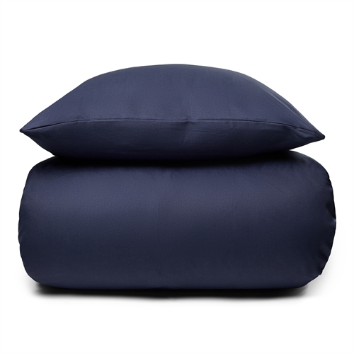 Sängkläder 140x200 cm - enfärgad mörkblått sängset - Microfiber sänglinne - IN Style sänglinne