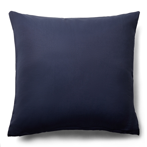 Örngott 60x63 cm - Enfärgat mörkblått örngott - Mikrofiber örngott - IN Style