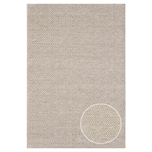 Matta - 80x150 cm - Vävd löpare - Brun - Helsinki - Nordstrand Home