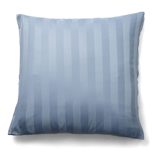 Örngott i bambu - 100% naturlig bambu - 60x63 cm - Blått, jacquardvävt huvudkuddfodral med ränder