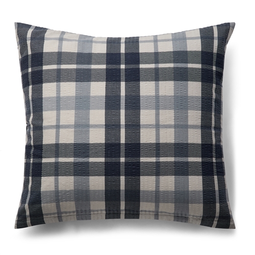 Krepp örngott 60x63 cm - Rutigt huvudkuddsöverdrag - 100% bomull - Krepp örngott - By Night