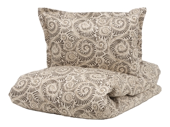 Borås sängkläder - 140x220 cm - Bianca Beige - Sängset i 100% bomullssatin - Borås Cotton sänglinne