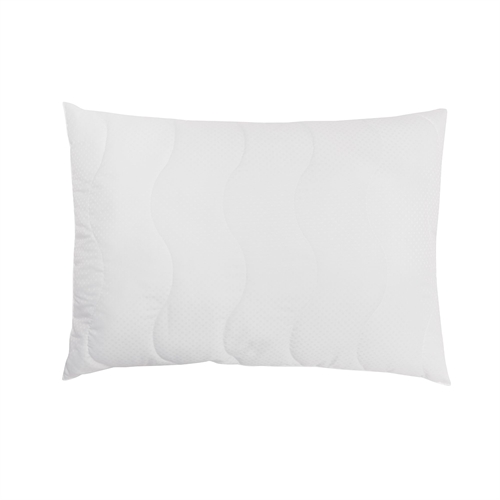 Fiberkudde 60x63 cm - Allergivänlig huvudkudde - Mellanhög kudde med fiberfyllning - Høie Of Scandinavia Comfort