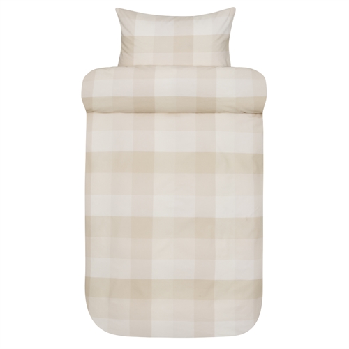 Rutigt sängkläder - Gult sängset i 100% extra fin bomull - 140x200 cm - Elen - Høie Of Scandinavia sänglinne