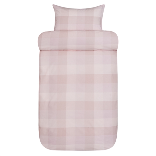 Høie sängkläder - 140x220 cm - 100% extra fin bomullsbäddset - Høie Elen rosa