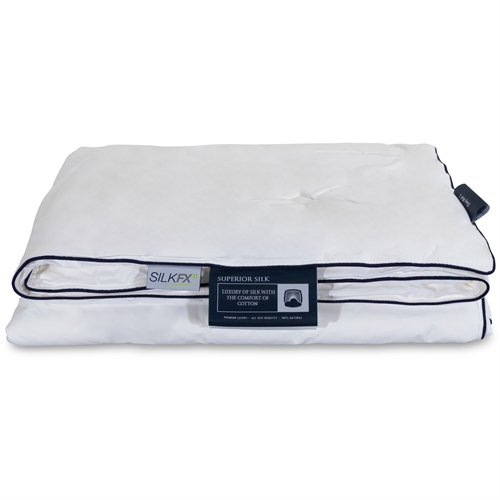 Dubbelt sommartäcke 200x220 cm - Nordic Comfort täcke - Svalt täcke med långfibrigt silke