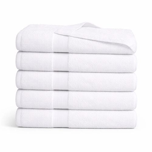 Bambuhandduk - Badlakan 100x150 cm - Bambu/bomull - Vit