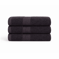 Bomullshandduk - 100% bomull - Magnolia - Antracit 