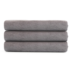 Bambuhandduk - bambu/bomull - mörkgrå