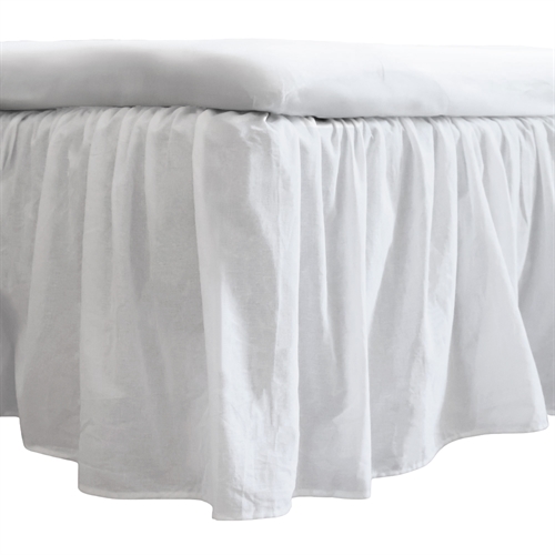 Sängkappa 140x200 cm - 100% mjukt bomullslakan - Vit sängkappa från Nordstrand Home