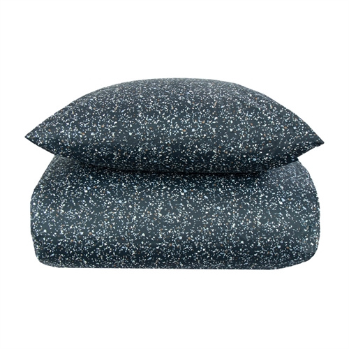 Sängkläder 140x220 cm - Marble blue påslakan - 100% sängkläder i bomullssatin - By Night bäddset