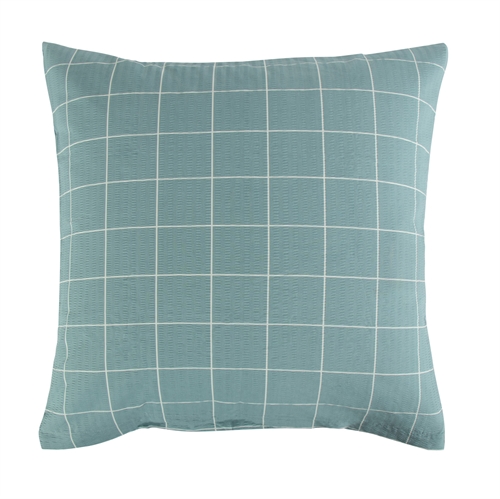 Kuddfodral 60x63 cm - Dusty Green Check - Grön - Bäckebölja